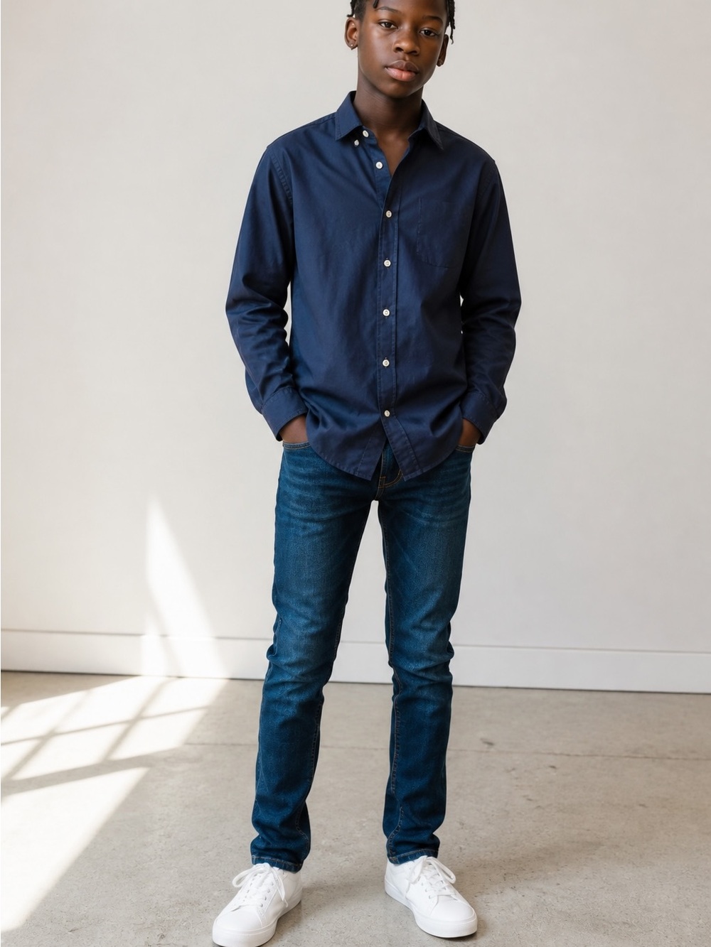 Tommy Hilfiger Men’s Skinny Jeans in Navy Blue